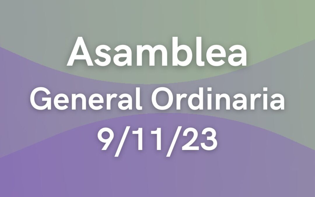 Asamblea General del Colegio de Agrimensores: 9 de noviembre de 2023