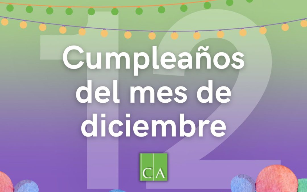 Cumpleaños de Agrimensores y Agrimensoras durante el mes de diciembre